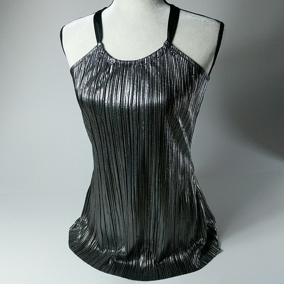 Outback Red Tops - Outback Red Sleeveless Silver Top Size S